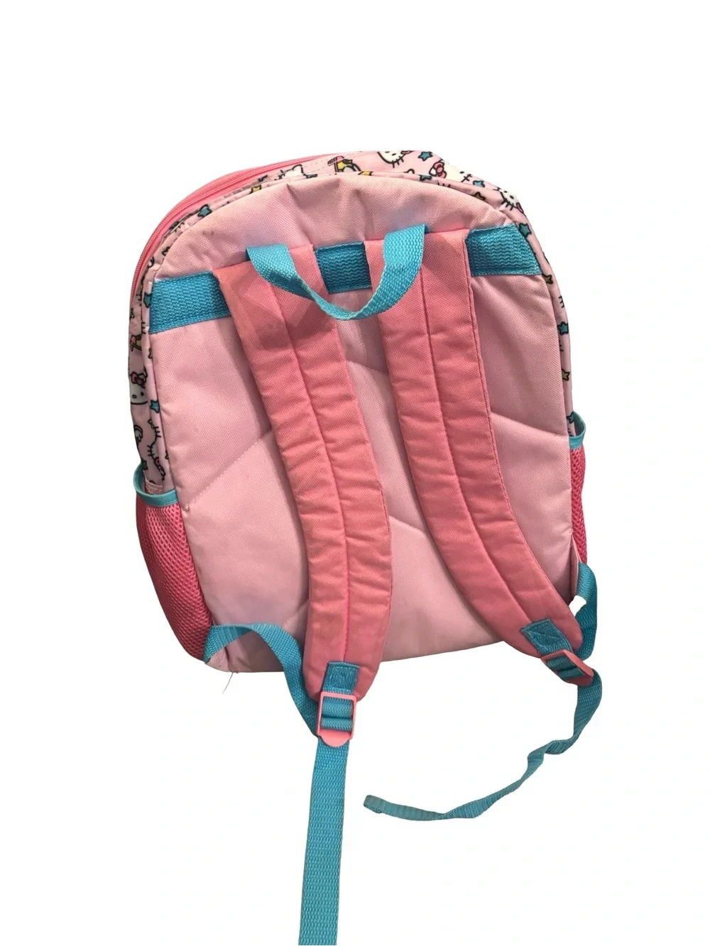 Hello Kitty Pink & Aqua Sequin Backpack with Character Print